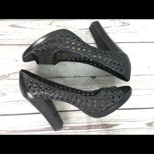 Joan & David Circa Open Toe Heels